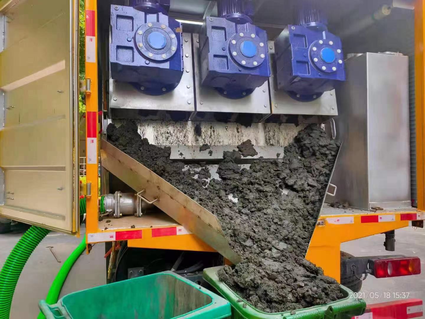 双流化粪池清掏城市维护站-泥浆净化干湿分离处理